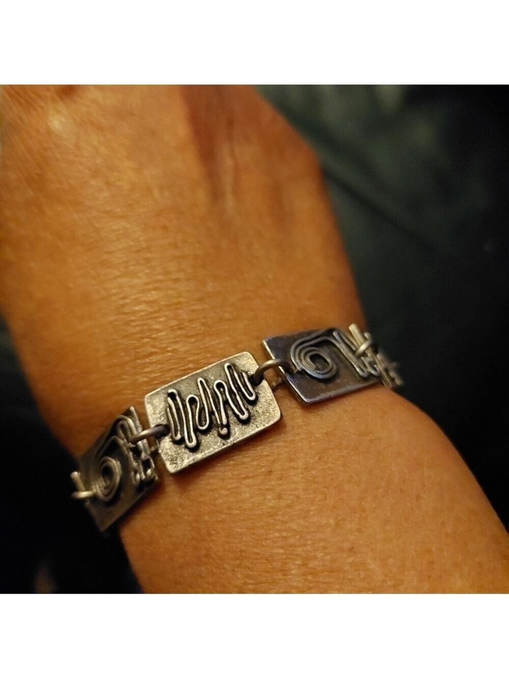 Vintage* Volan/Volar Hand-made Panel Bracelet